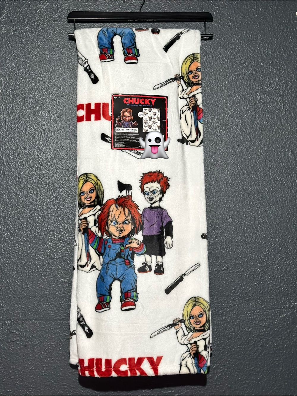 Chucky Halloween Plush Throw Blanket